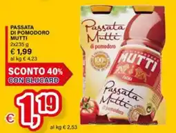 Il Gigante Passata Mutti offerta