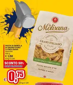 Il Gigante Pasta di semola di grano duro La Molisana offerta