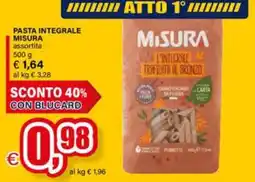 Il Gigante Misura pasta integrale offerta