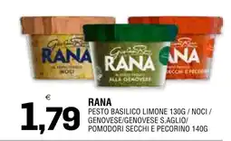 Al Discount Rana pesto basilico limone offerta
