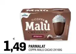 Al Discount Parmalat Coppa Malù Cacao offerta