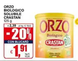 Il Gigante Orzo biologico Crastan offerta
