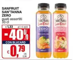 Il Gigante Sanfruit San'tanna Zero offerta