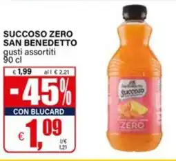 Il Gigante Succoso zero San Benedetto offerta