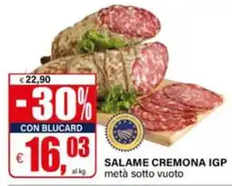 Il Gigante Salame Cremona IGP offerta