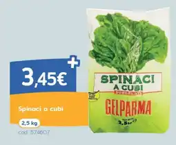 C+C Italmarket Spinaci a cubi Gelparma offerta