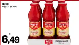 Al Discount Mutti Passata offerta