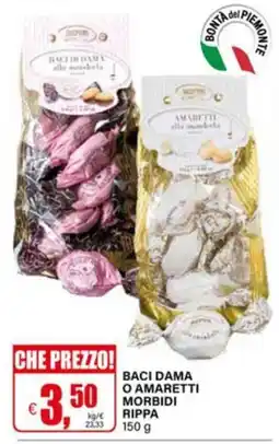 Il Gigante Baci Dama o Amaretti Morbidi Rippa offerta