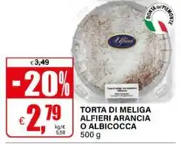 Il Gigante Torta di meliga Alfieri arancia o albicocca offerta