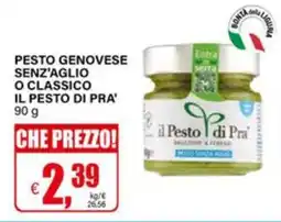 Il Gigante Pesto genovese senza aglio il Pesto di Pra' offerta