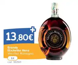 C+C Italmarket Brandy Etichetta Nera Vecchia Romagna offerta