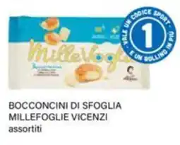 Il Gigante Bocconcini di sfoglia millefoglie Vicenzi assortiti offerta