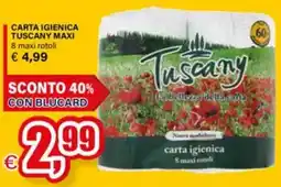 Il Gigante Carta igienica Tuscany Maxi offerta