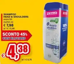 Il Gigante Shampoo head & shoulders assortiti offerta