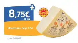 C+C Italmarket Montasio dop 1/4 offerta
