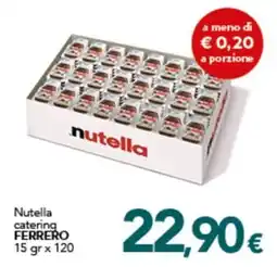 Altasfera Nutella catering FERRERO offerta