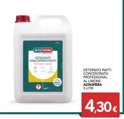 Altasfera Detersivo piatti concentrato professional al limone Altasfera offerta