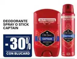 Il Gigante Deodorante spray o stick captain offerta