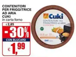Il Gigante Contenitori per friggitrice ad aria Cuki in carta forno offerta