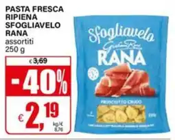 Il Gigante Pasta fresca ripiena sfogliavelo rana assortiti offerta