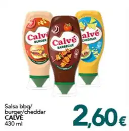 Altasfera Salsa bbq/burger/cheddar CALVÉ offerta