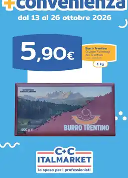C+C Italmarket Burro Trentino offerta