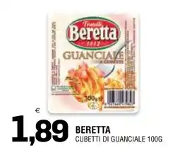 Al Discount Beretta cubetti di guanciale offerta
