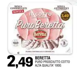 Al Discount Puro Prosciutto Cotto Beretta offerta