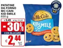 Il Gigante Patatine da forno McCain Kid Smile offerta