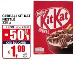 Il Gigante Cereali Kit Kat Nestlé offerta