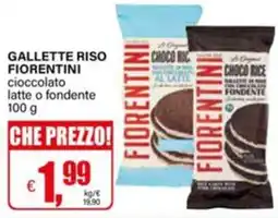 Il Gigante Gallette riso fiorentini cioccolato latte o fondente offerta