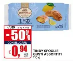 Il Gigante Tindy sfoglie gusti assortiti offerta