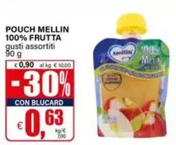 Il Gigante Pouch Mellin 100% frutta offerta