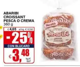 Il Gigante Abaribi croissant pesca o crema offerta