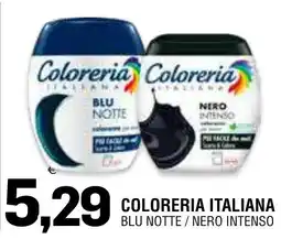 Al Discount Coloreria Italiana Blu Notte / Nero Intenso offerta