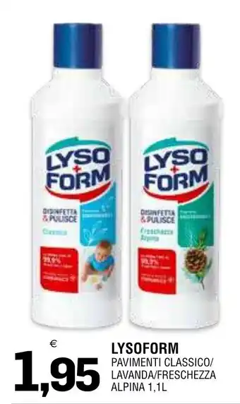 Lysoform pavimenti classico/lavanda/freschezza alpina