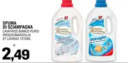 Al Discount Spuma di sciampagna lavatrice bianco puro offerta