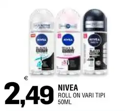 Al Discount NIVEA roll on vari tipi offerta