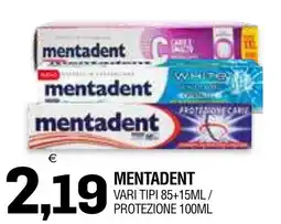 Al Discount Mentadent offerta