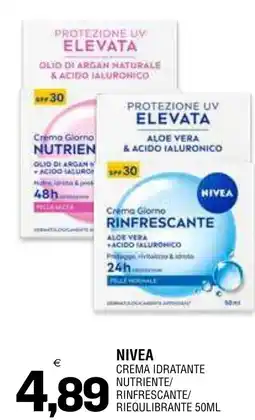 Al Discount NIVEA Crema idratante nutriente/rinfrescante/riequilibrante offerta