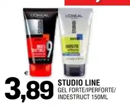 Al Discount Studio Line Gel Forte/Iperforte/Indestruct 150ml offerta