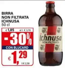 Il Gigante Birra non filtrata Ichnusa offerta