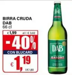 Il Gigante Birra Cruda DAB offerta