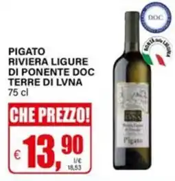 Il Gigante Pigato Riviera Ligure di Ponente DOC Terre di Lvna offerta