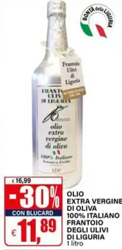 Il Gigante Olio extra vergine di oliva Frantoio degli Ulivi di Liguria offerta