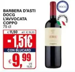 Il Gigante Barbera d'Asti DOCG L'Avvocata Coppo offerta