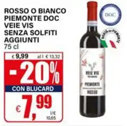Il Gigante Veie Vis Piemonte Rosso offerta