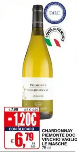 Il Gigante Chardonnay Piemonte Doc Le Masche offerta