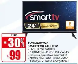 Il Gigante TV SMART 24" SMARTTECH 24HH01V offerta