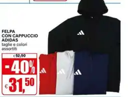 Il Gigante FelPA con cappuccio adidas offerta